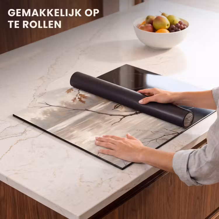 Inductie beschermer - Winterkoninkje - Tak - Rivier - Natuur - Sfeervol — 7