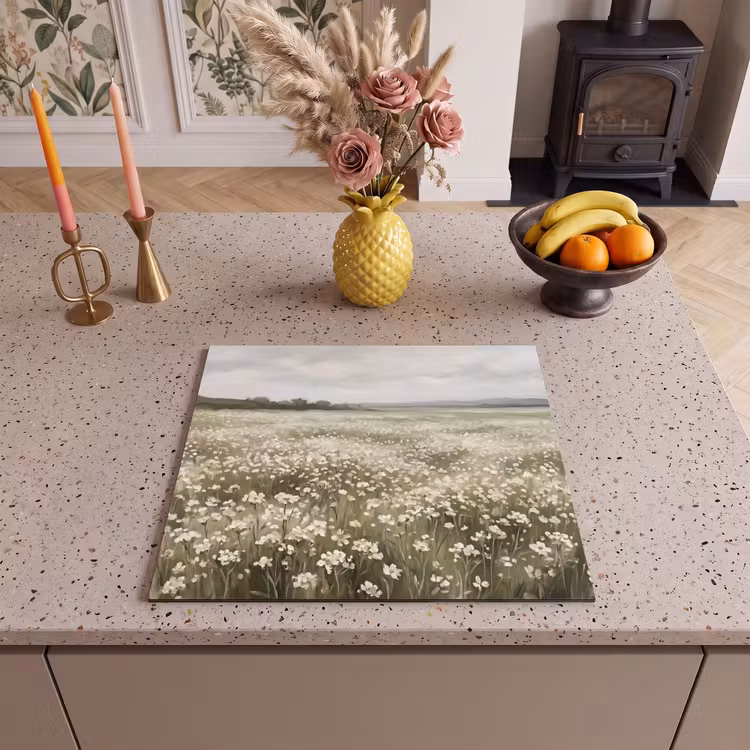 Inductie beschermer - Illustratie - Landschap - Wit — 3