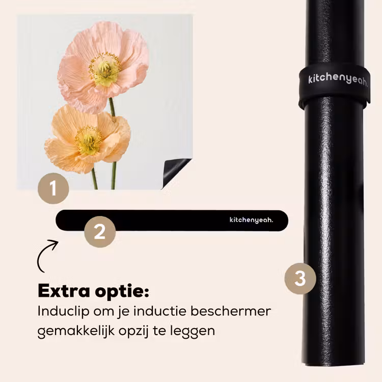 Inductie beschermer - Papavers - Botanisch - Roze — 8