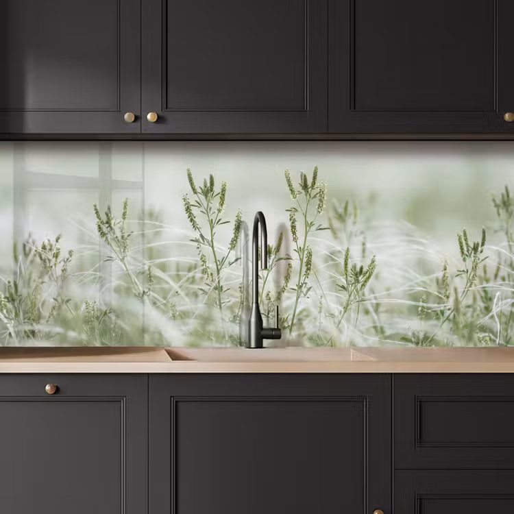 Keuken achterwand - Grassen - Minimalistisch - Groen — 6