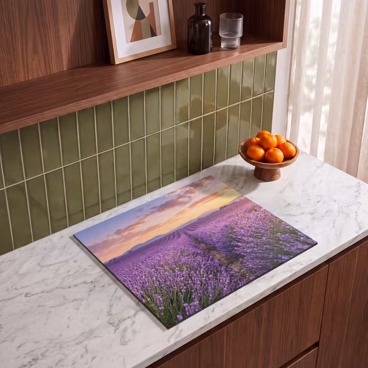 Inductie beschermer - Lavendel - Veld - Natuur - Paars — 4