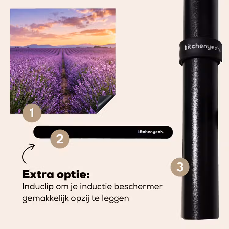 Inductie beschermer - Lavendel - Veld - Natuur - Paars — 8