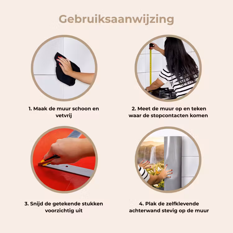 Keuken achterwand - Vlinders - Waterval - Bloemenveld — 8