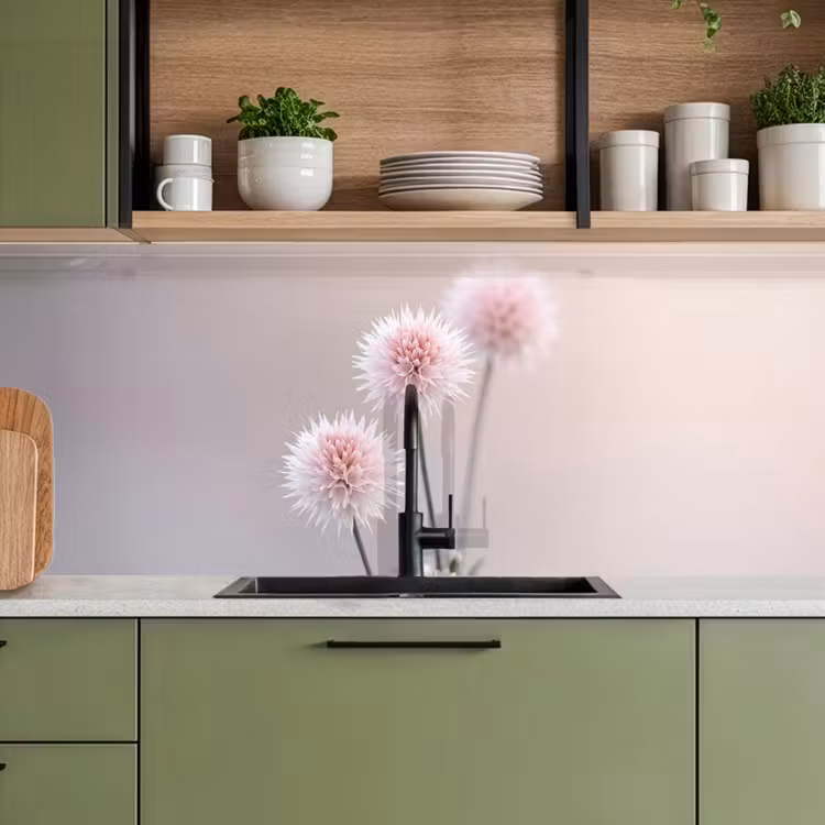 Keuken achterwand - Bloemen - Bollen - Roze — 7