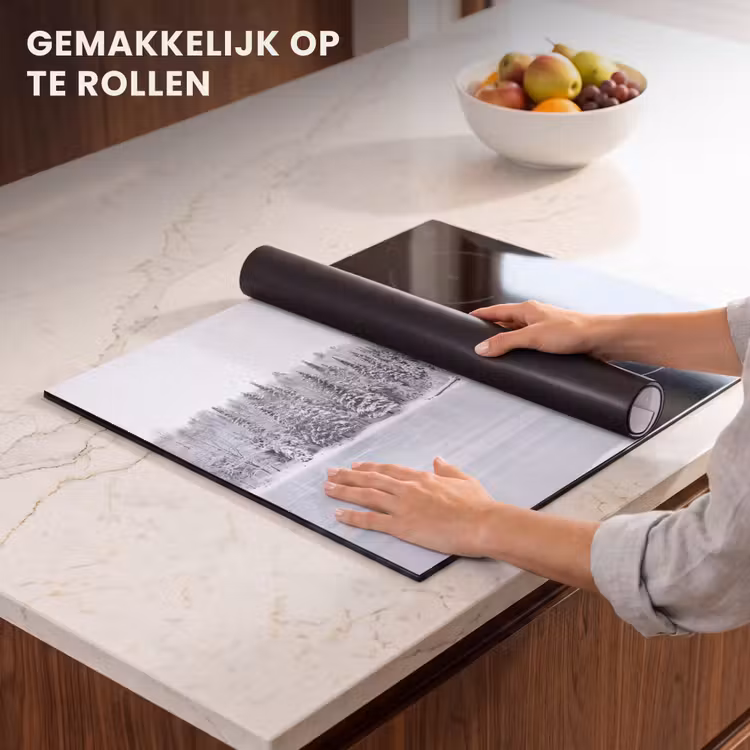 Inductie beschermer - Meer - Dennen - IJs - Winter - Rustgevend — 7