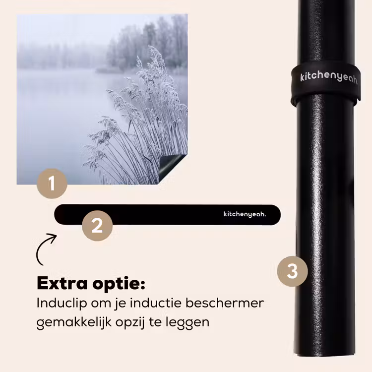 Inductie beschermer - Riet - Bevroren - Winter - Natuur — 8
