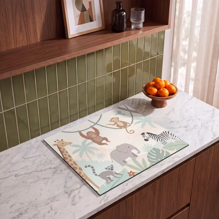 Inductie beschermer - Jungle - Dieren - Groen — 4