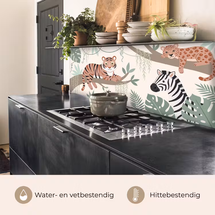 Keuken achterwand - Jungle - Rustiek - Pastel — 5