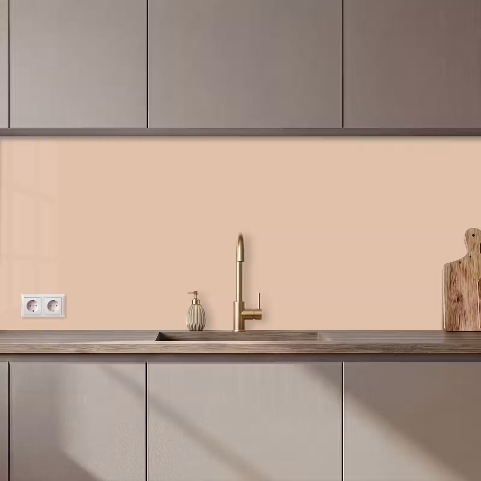 Keuken achterwand - Beige - Kleuren - Effen — 1