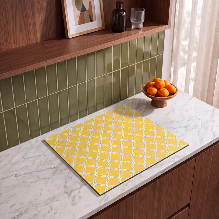 Inductie beschermer - Lantaarn - Arabesk - Elegant - Geel — 4