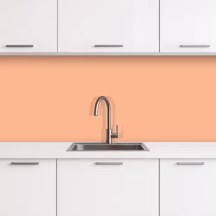Keuken achterwand - Abrikoos - Roze - Pastel - Effen - Kleur — 4