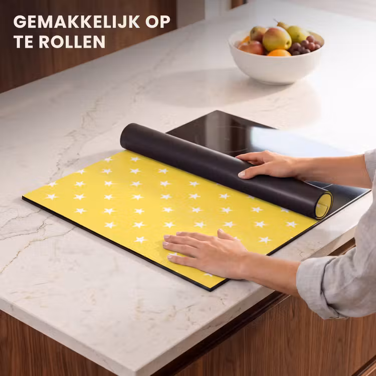 Inductie beschermer - Sterren - Patroon - Minimalistisch - Geel — 7