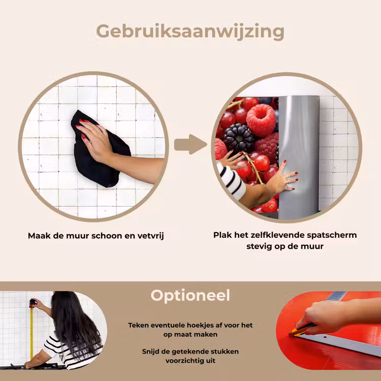 Spatscherm keuken - Bessen - Mix - Vers - Eten - Kleurrijk — 6