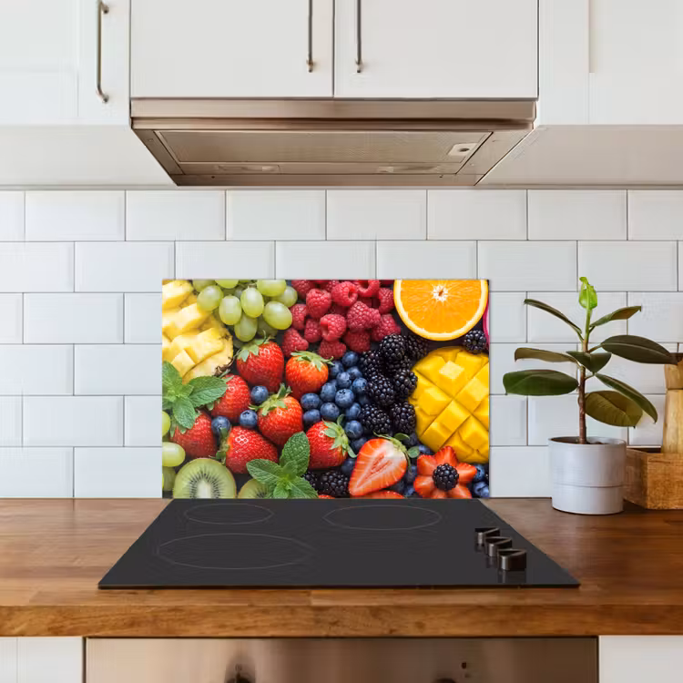 Spatscherm keuken - Fruit - Vers - Kleurrijk - Eten — 3
