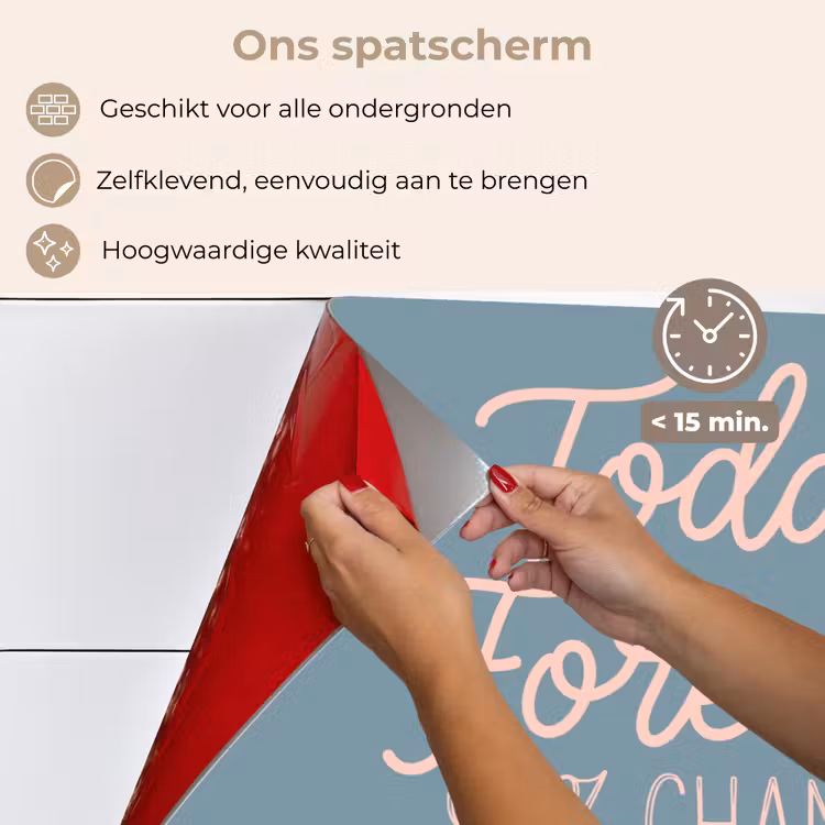 Spatscherm keuken - Today's Forecast - Cocktails - Blauw — 4