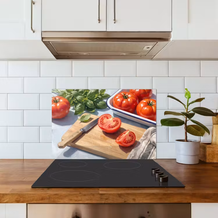 Spatscherm keuken - Eten - Keuken - Ingrediënten - Stillleven - Rood — 3