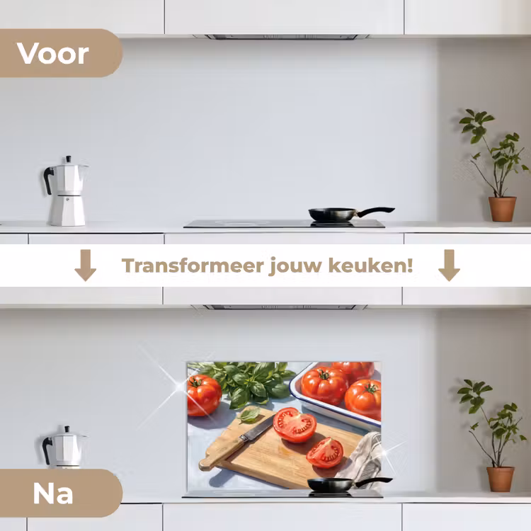 Spatscherm keuken - Eten - Keuken - Ingrediënten - Stillleven - Rood — 7