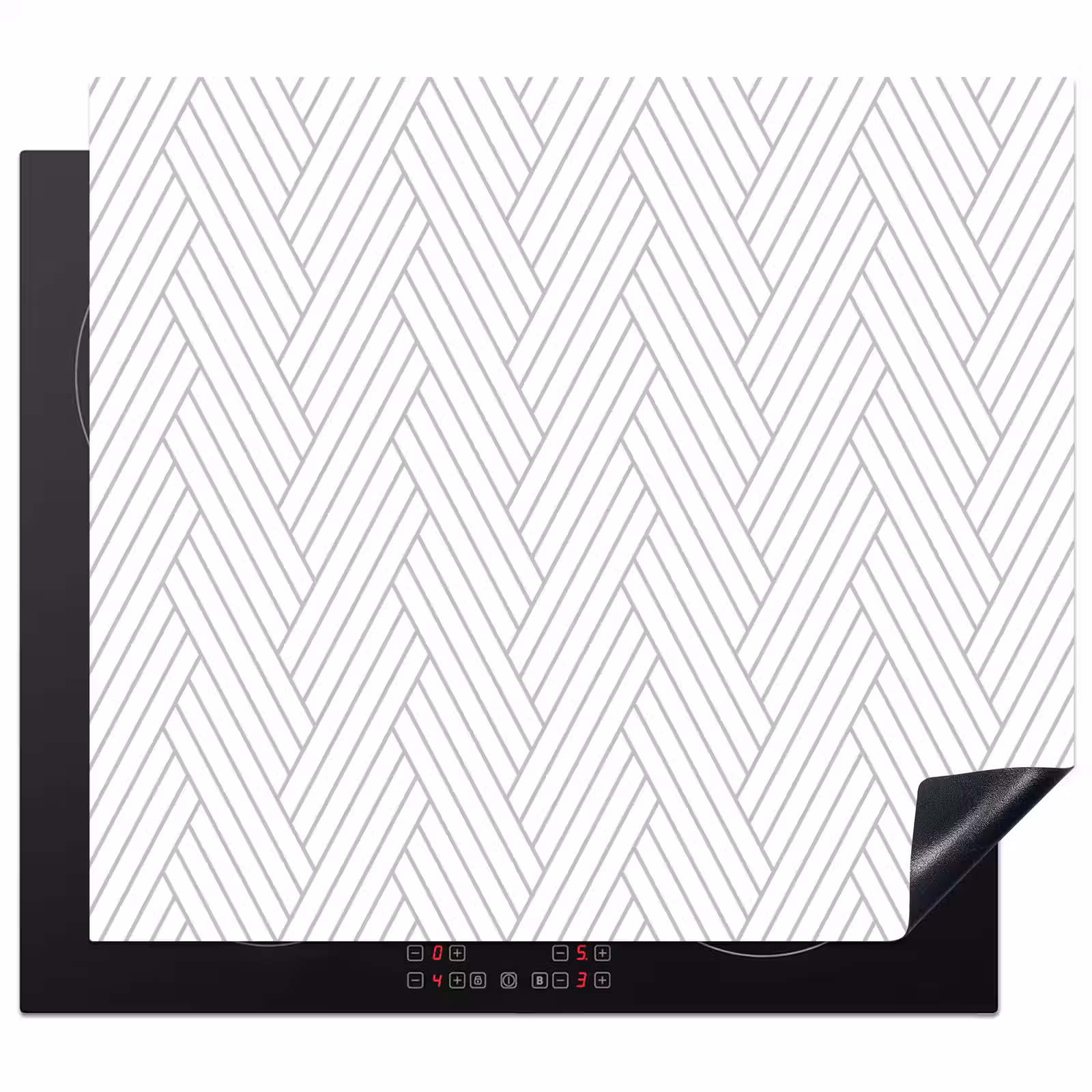 Inductie beschermer - Grafisch - Patroon - Modern - Geweven — 1
