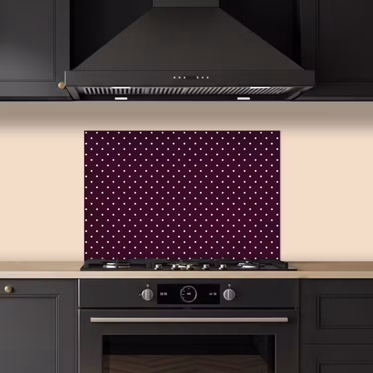 Spatscherm keuken - Stippen - Modern - Paars — 5