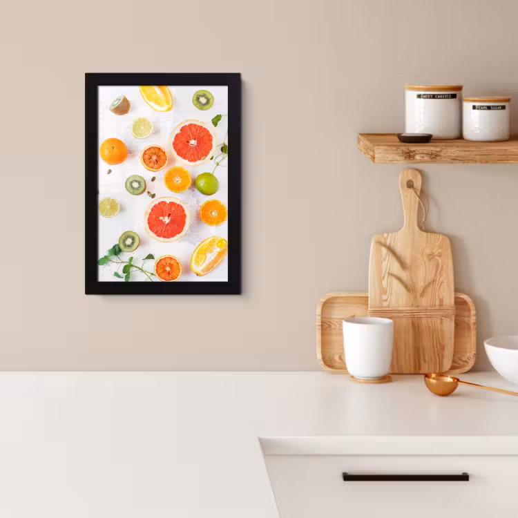 Poster met lijst - Citrus Zonnestralen — 2