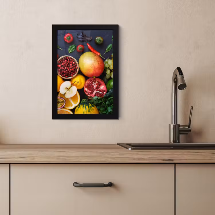 Poster met lijst - Harmonie van de Oogst — 4