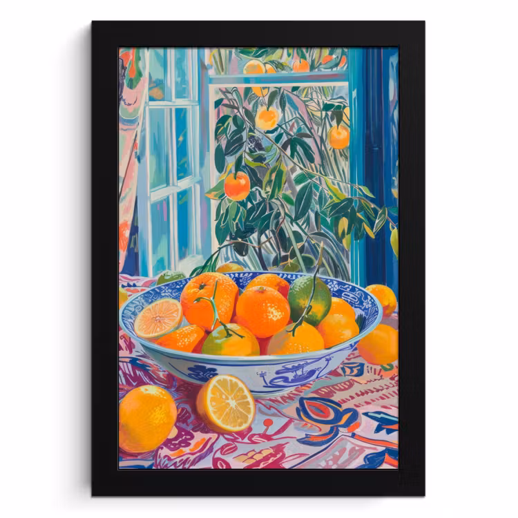 Poster met lijst - Citrus in het Zonlicht — 1