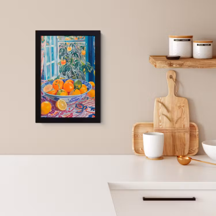 Poster met lijst - Citrus in het Zonlicht — 3
