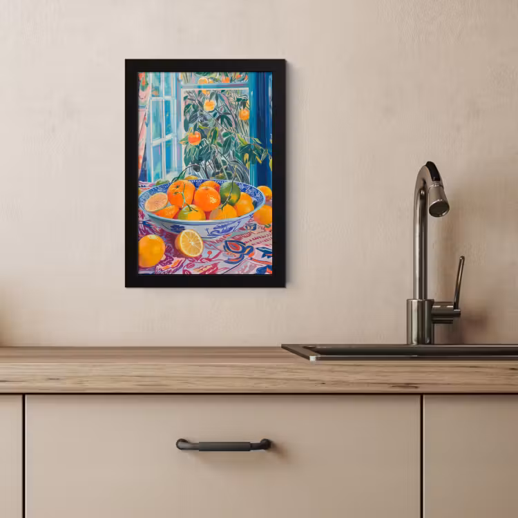 Poster met lijst - Citrus in het Zonlicht — 4