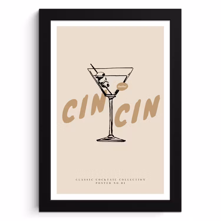 Poster met lijst - Elegante Smaak — 1