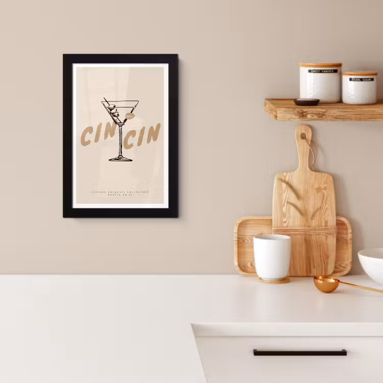 Poster met lijst - Elegante Smaak — 2
