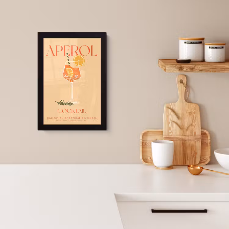 Poster met lijst - Italiaanse Zonsondergang — 2