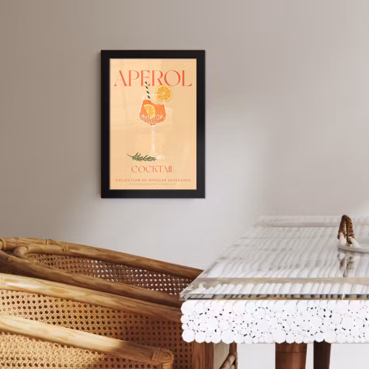 Poster met lijst - Italiaanse Zonsondergang — 3