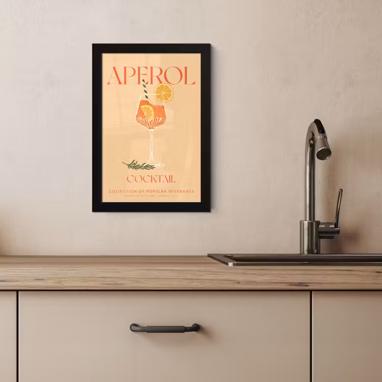 Poster met lijst - Italiaanse Zonsondergang — 4