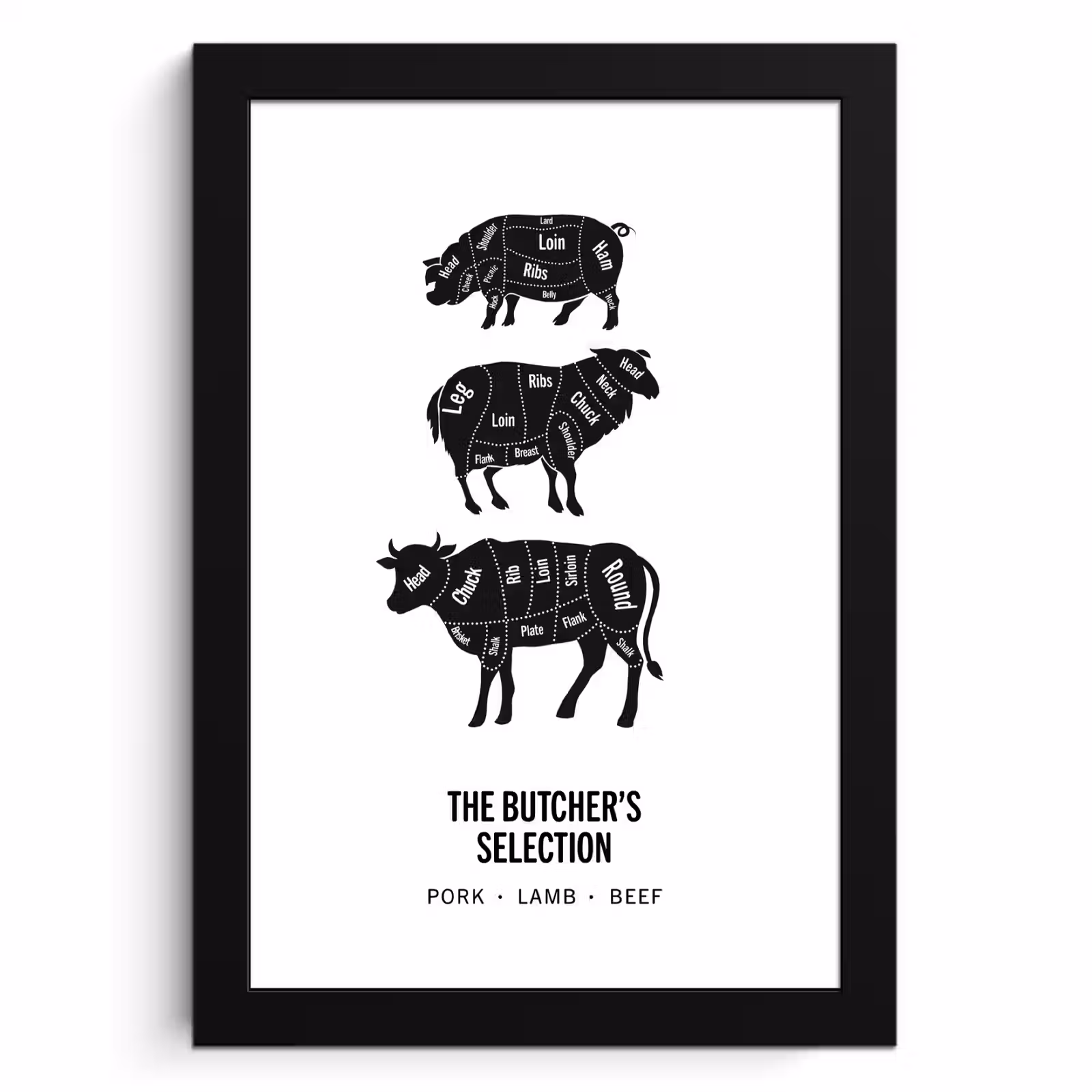 Poster met lijst - De Slagers Keuze — 1