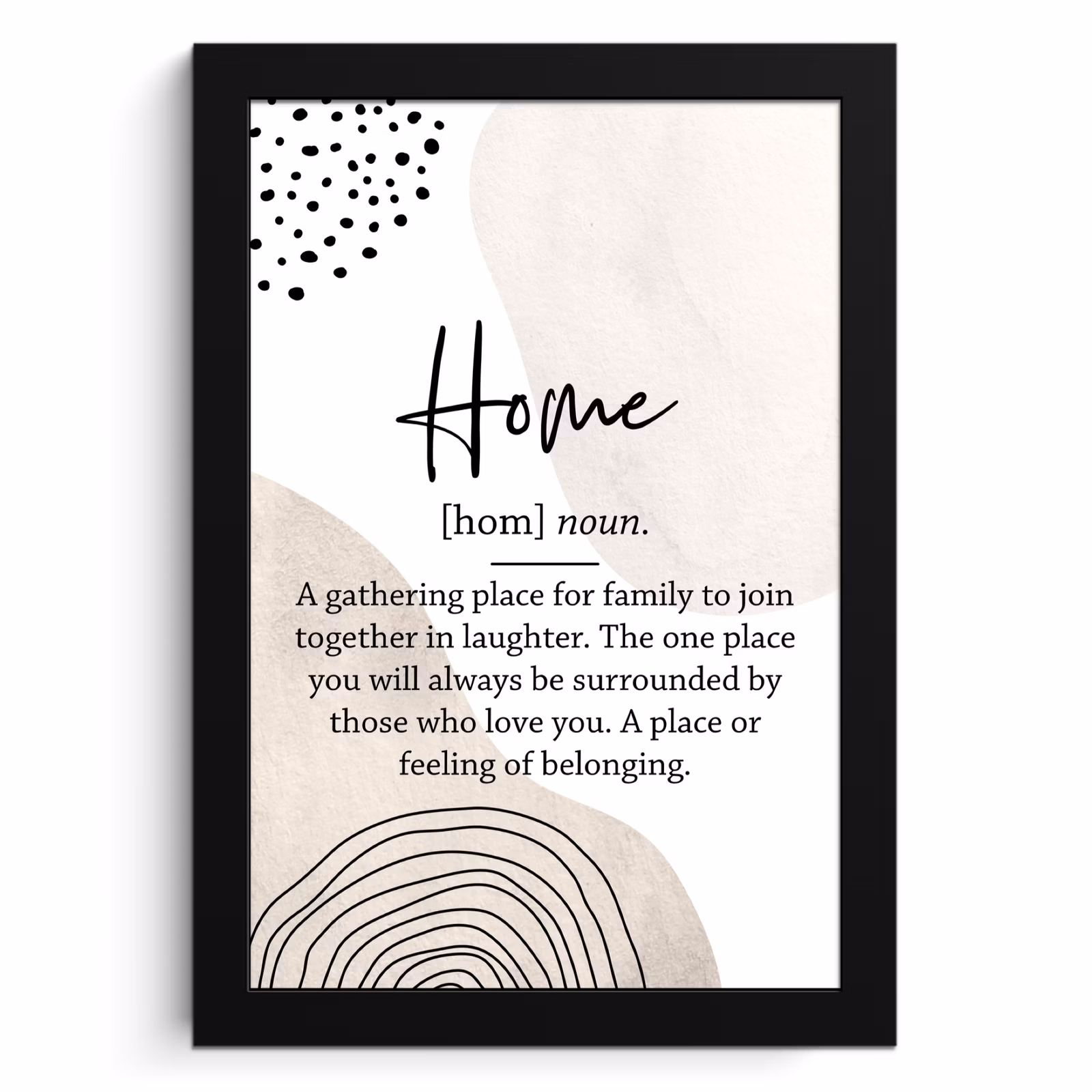 Poster met lijst - Hart van het Huis — 1