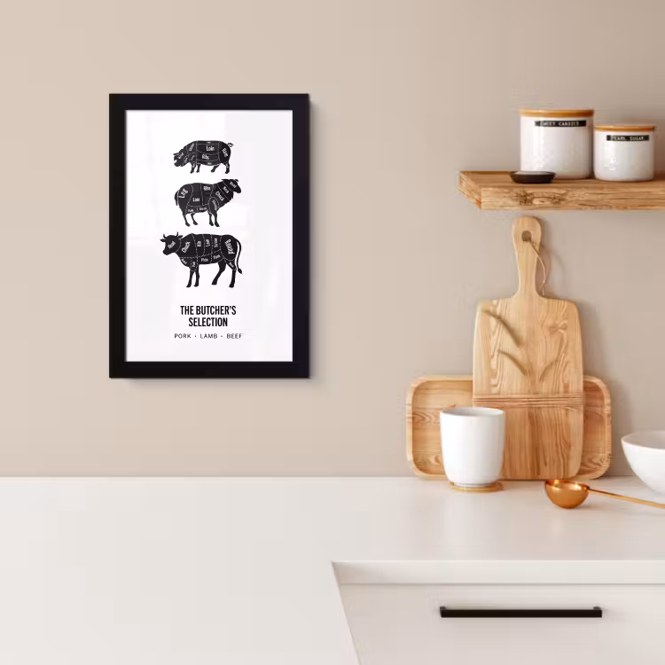 Poster met lijst - De Slagers Keuze — 2
