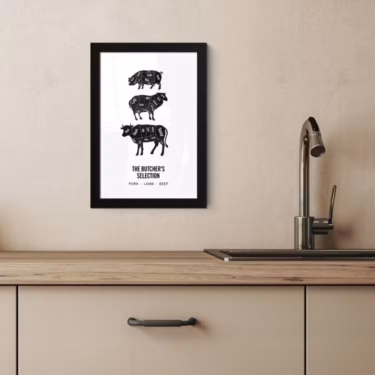 Poster met lijst - De Slagers Keuze — 3