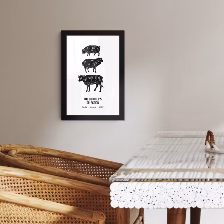 Poster met lijst - De Slagers Keuze — 4