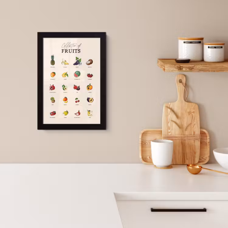 Poster met lijst - Fruit - Eten - Keuken — 3