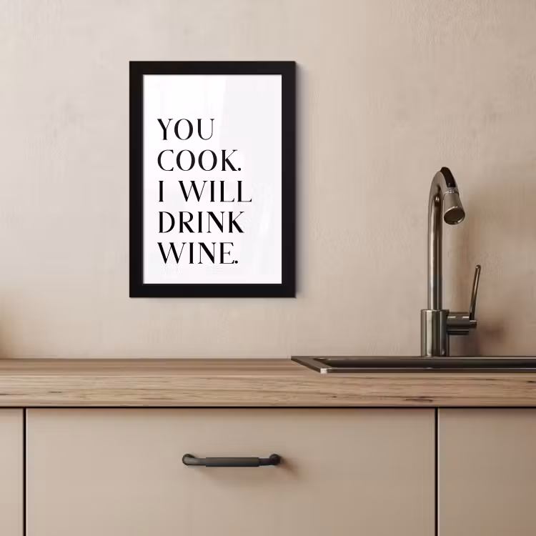 Poster met lijst - Gezellige Taakverdeling — 4