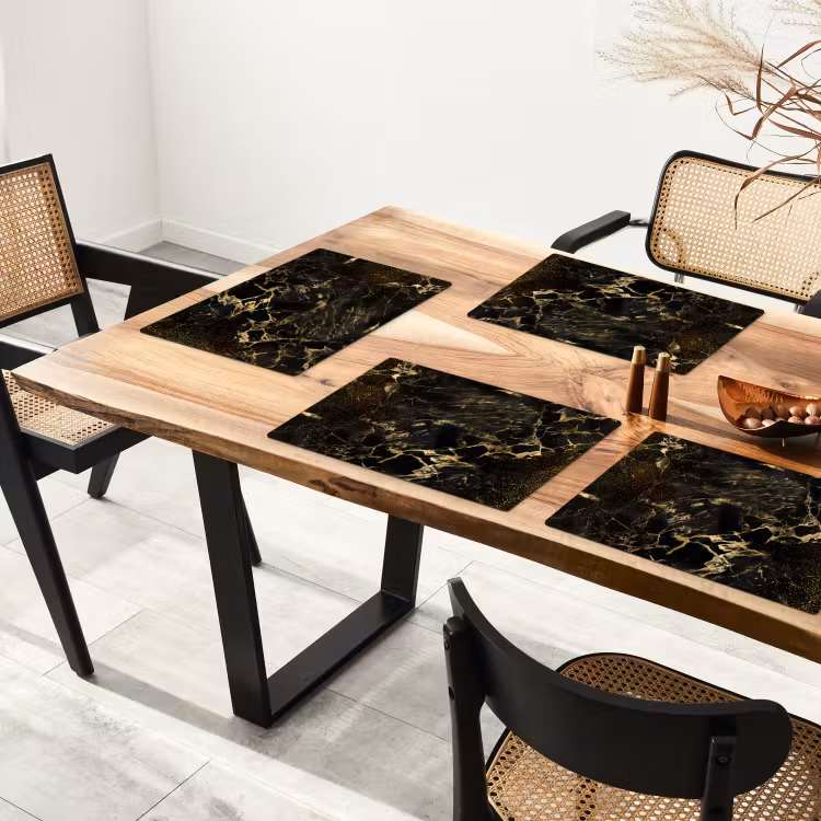 Placemat vinyl - Nachtelijke Scherven — 4