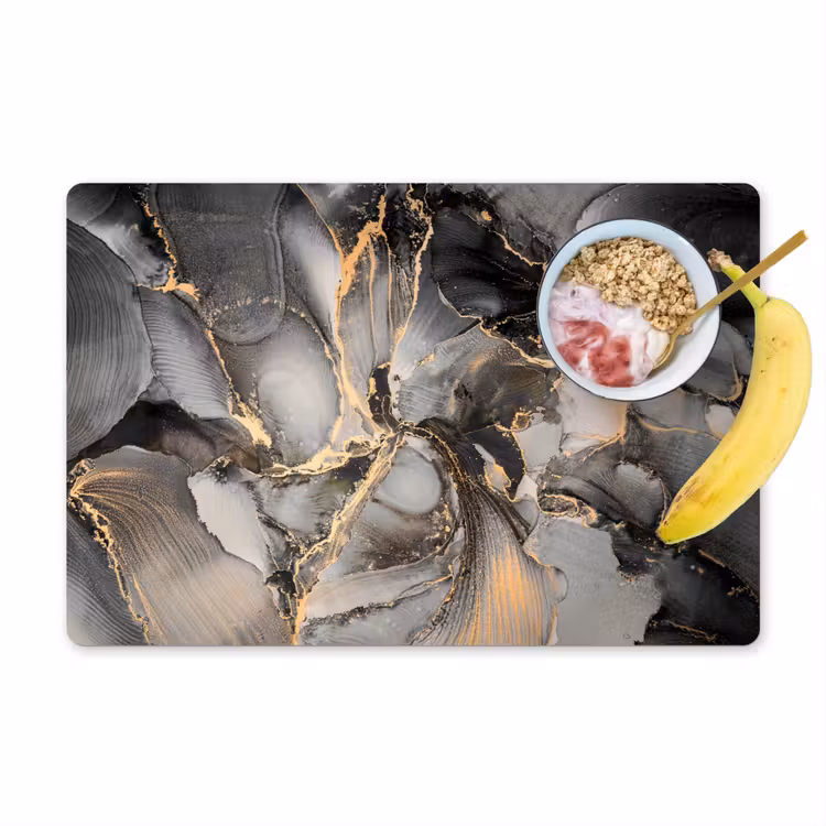 Placemat vinyl - Verstrengelde Gouden Rivieren — 1