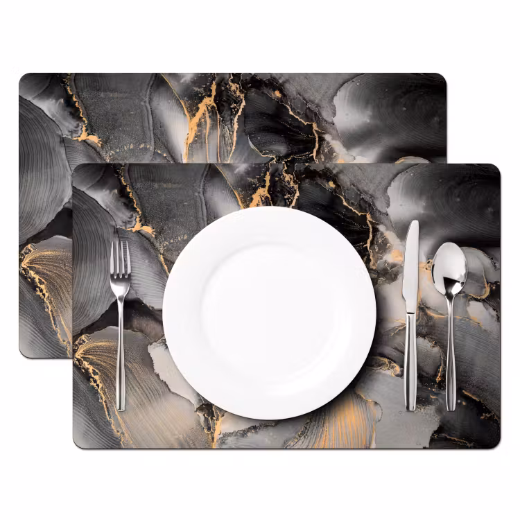 Placemat vinyl - Verstrengelde Gouden Rivieren — 2
