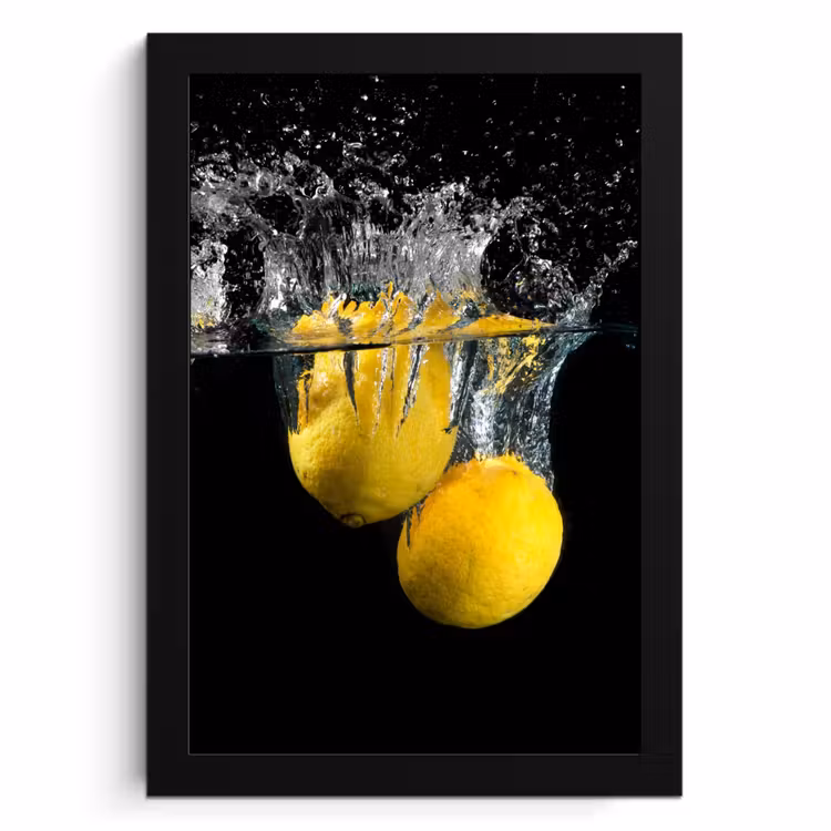 Poster met lijst - Citroen Duik — 1