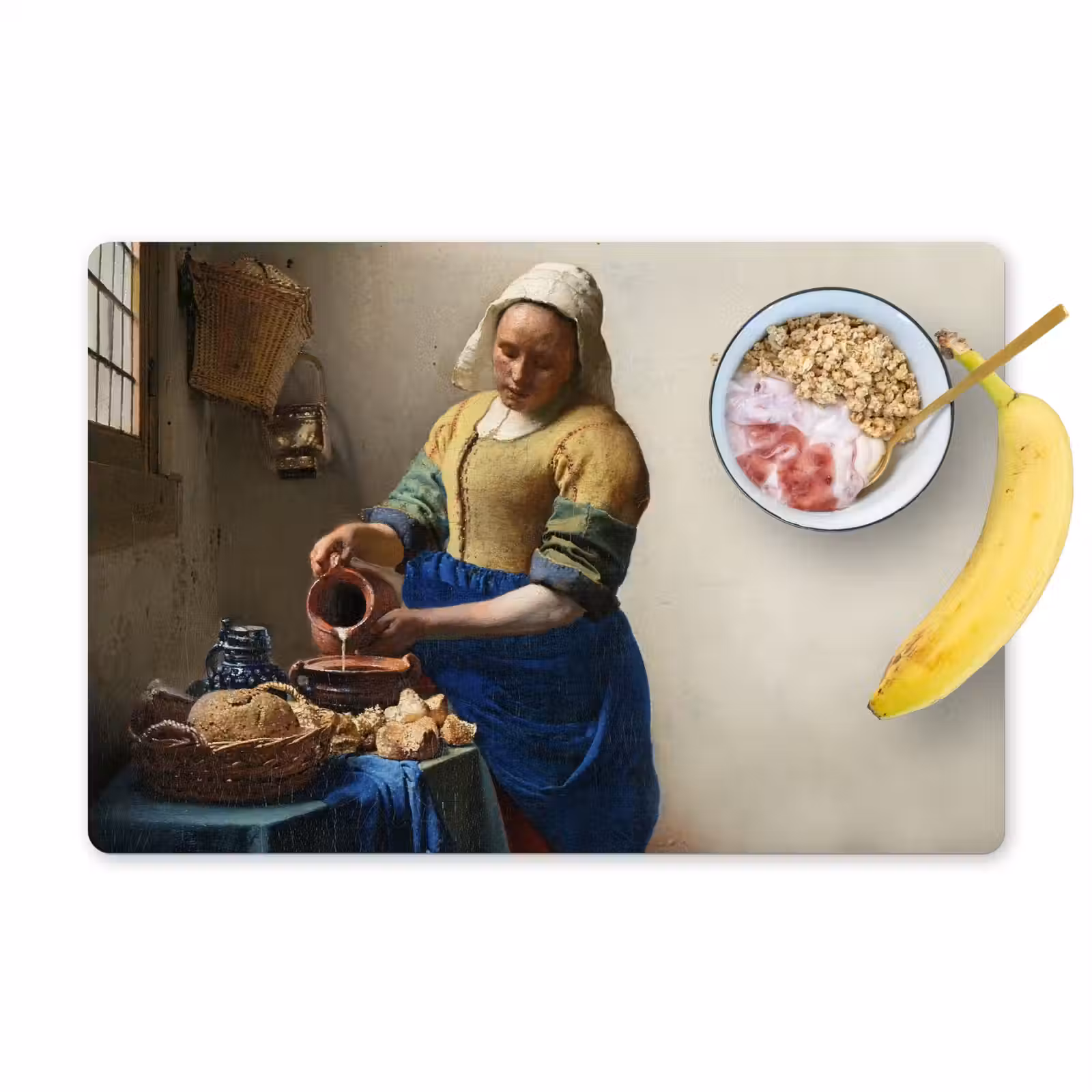 Placemat vinyl - Het Melkmeisje — 1