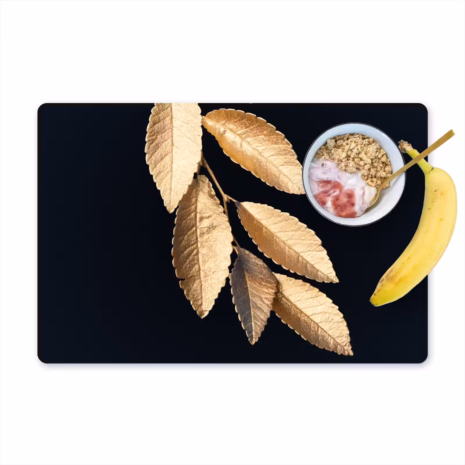 Placemat vinyl - Verguld Bladwerk — 1