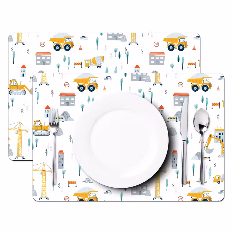 Placemat vinyl - Bouwplaats Avontuur — 2