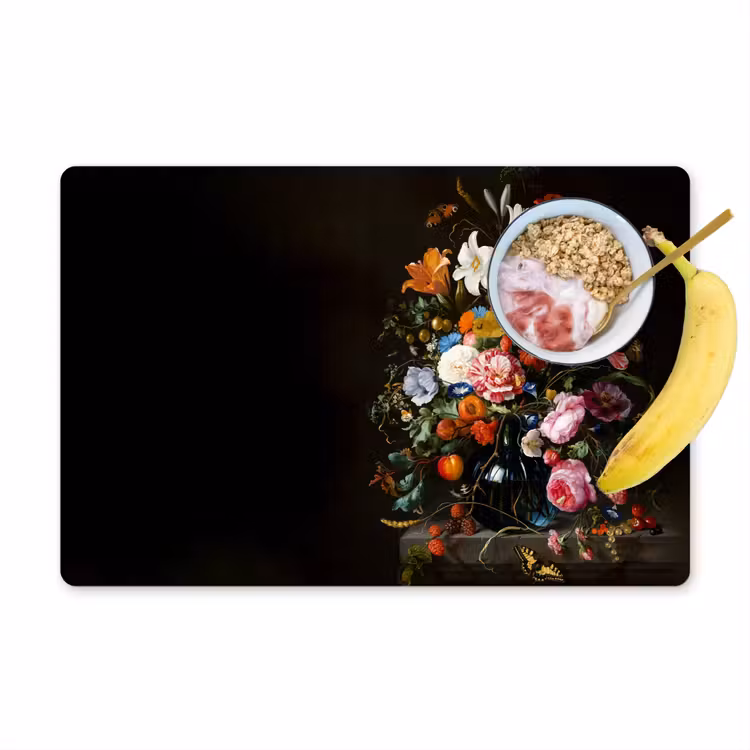 Placemat vinyl - De Vaas met Bloemen — 1