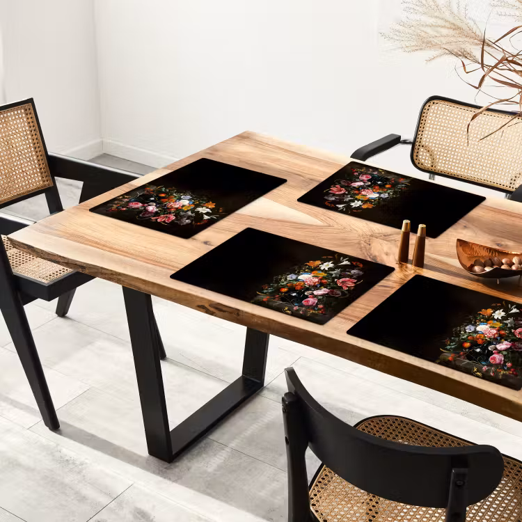 Placemat vinyl - De Vaas met Bloemen — 4
