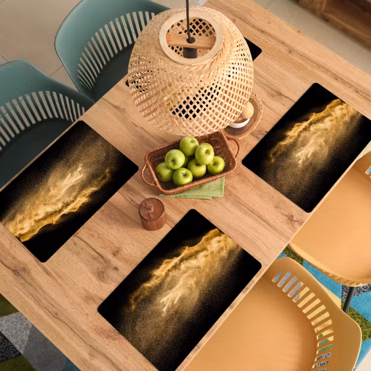 Placemat vinyl - Gouden Zandstorm — 3
